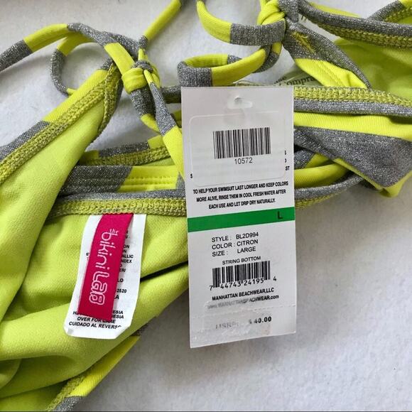 The Bikini Lab NWT Swim Bottom Women L - Picture 6 of 8